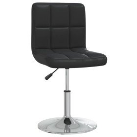 Silla de comedor cuero sintético negra en Sillas de comedor | Comprar online en Foru.es