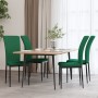 Sillas de comedor 4 unidades terciopelo verde oscuro de vidaXL, Sillas de comedor - Ref: Foro24-326106, Precio: 135,19 €, Des...