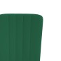 Sillas de comedor 4 unidades terciopelo verde oscuro de vidaXL, Sillas de comedor - Ref: Foro24-326106, Precio: 135,19 €, Des...