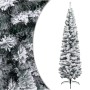 Árbol de Navidad artificial delgado verde con nieve PVC 240 cm de vidaXL, Arboles de navidad - Ref: Foro24-320956, Precio: 64...