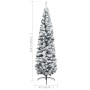 Árbol de Navidad artificial delgado verde con nieve PVC 240 cm de vidaXL, Arboles de navidad - Ref: Foro24-320956, Precio: 64...