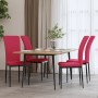 Sillas de comedor 4 unidades terciopelo rojo tinto de vidaXL, Sillas de comedor - Ref: Foro24-326109, Precio: 206,56 €, Descu...