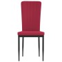 Sillas de comedor 4 unidades terciopelo rojo tinto de vidaXL, Sillas de comedor - Ref: Foro24-326109, Precio: 206,56 €, Descu...