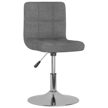 Silla de comedor giratoria tela gris claro en Sillas de comedor | Comprar online en Foru.es
