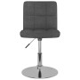 Silla de comedor giratoria tela gris oscuro en Sillas de comedor | Comprar online en Foru.es