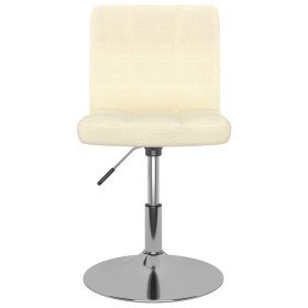 Silla de comedor giratoria tela color crema en Sillas de comedor | Comprar online en Foru.es