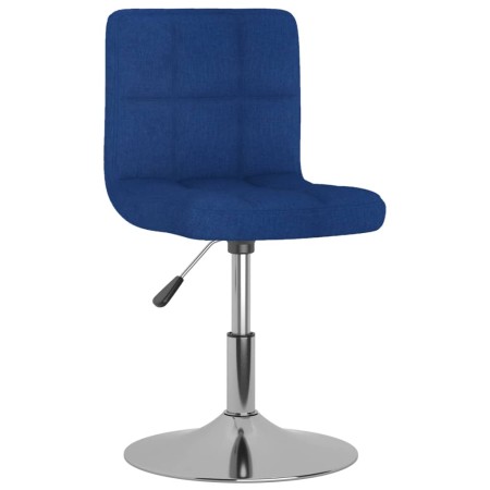 Silla de comedor giratoria tela azul en Sillas de comedor | Comprar online en Foru.es