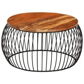 Mesa de centro de madera maciza reciclada Ø68 cm de vidaXL, Mesas de centro - Ref: Foro24-338022, Precio: 121,83 €, Descuento: %