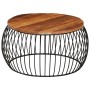 Mesa de centro de madera maciza reciclada Ø68 cm de vidaXL, Mesas de centro - Ref: Foro24-338022, Precio: 121,83 €, Descuento: %