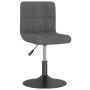 Silla de comedor giratoria de terciopelo gris oscuro en Sillas de comedor | Comprar online en Foru.es