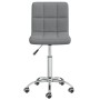 Silla de comedor giratoria tela gris claro en Sillas de comedor | Comprar online en Foru.es