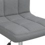 Silla de comedor giratoria tela gris claro en Sillas de comedor | Comprar online en Foru.es