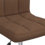 Silla de comedor giratoria tela marrón en Sillas de comedor | Comprar online en Foru.es
