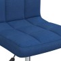 Silla de comedor giratoria tela azul en Sillas de comedor | Comprar online en Foru.es