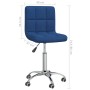 Silla de comedor giratoria tela azul en Sillas de comedor | Comprar online en Foru.es