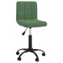 Silla de comedor giratoria de terciopelo verde oscuro en Sillas de comedor | Comprar online en Foru.es