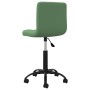 Silla de comedor giratoria de terciopelo verde oscuro en Sillas de comedor | Comprar online en Foru.es