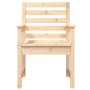 Sillas de jardín 2 uds madera maciza pino 60x48x91 cm de vidaXL, Sillas de jardín - Ref: Foro24-824053, Precio: 111,62 €, Des...