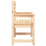 Sillas de jardín 2 uds madera maciza pino 60x48x91 cm de vidaXL, Sillas de jardín - Ref: Foro24-824053, Precio: 111,62 €, Des...