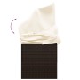 Sofá tumbona de jardín con toldo cojines ratán sintético marrón de vidaXL, Tumbonas - Ref: Foro24-319567, Precio: 240,72 €, D...