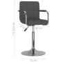 Silla de comedor tela gris oscuro en Sillas de comedor | Comprar online en Foru.es