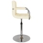Silla de comedor de tela color crema en Sillas de comedor | Comprar online en Foru.es