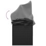 Sofá tumbona de jardín con toldo cojines ratán sintético negro de vidaXL, Tumbonas - Ref: Foro24-319569, Precio: 252,76 €, De...