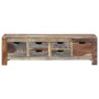 Mesa de centro madera maciza de sheesham gris 100x50x30 cm de vidaXL, Mesas de centro - Ref: Foro24-247982, Precio: 193,25 €,...
