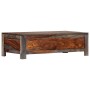 Mesa de centro madera maciza de sheesham gris 100x50x30 cm de vidaXL, Mesas de centro - Ref: Foro24-247982, Precio: 193,25 €,...