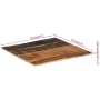 Tablero mesa cuadrada madera reciclada maciza 70x70 cm 15-16 mm de vidaXL, Tableros para mesas - Ref: Foro24-286048, Precio: ...