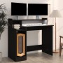 Escritorio con luz LED madera contrachapada negro 97x45x90 cm de vidaXL, Escritorios - Ref: Foro24-805553, Precio: 74,80 €, D...