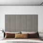 Paneles de pared 12 uds terciopelo gris claro 30x30 cm 1,08 m² by vidaXL, Wall covering - Ref: Foro24-343807, Price: 43,43 €,...