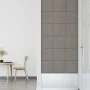 Paneles de pared 12 uds terciopelo gris claro 30x30 cm 1,08 m² by vidaXL, Wall covering - Ref: Foro24-343807, Price: 43,43 €,...