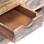 Mesa de centro madera maciza de sheesham gris 100x50x30 cm de vidaXL, Mesas de centro - Ref: Foro24-247982, Precio: 193,25 €,...