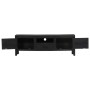 Mueble para TV de madera maciza de mango negro 118x30x40 cm de vidaXL, Muebles TV - Ref: Foro24-247985, Precio: 185,98 €, Des...