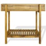 Arriate de madera maciza de acacia y zinc de vidaXL, Maceteros y jardineras - Ref: Foro24-43793, Precio: 117,38 €, Descuento: %