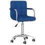 Silla de comedor giratoria tela azul en Sillas de comedor | Comprar online en Foru.es