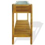 Arriate de madera maciza de acacia y zinc de vidaXL, Maceteros y jardineras - Ref: Foro24-43793, Precio: 117,38 €, Descuento: %