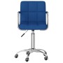 Silla de comedor giratoria tela azul en Sillas de comedor | Comprar online en Foru.es