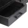 Mueble para TV de madera maciza de mango negro 118x30x40 cm de vidaXL, Muebles TV - Ref: Foro24-247985, Precio: 185,98 €, Des...