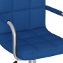 Silla de comedor giratoria tela azul en Sillas de comedor | Comprar online en Foru.es