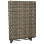 Mesa plegable ratán sintético gris 45x35x32 cm de vidaXL, Mesas de jardín - Ref: Foro24-362252, Precio: 26,02 €, Descuento: %