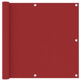 Toldo para balcón tela oxford rojo 90x300 cm en Sombrillas | Comprar online en Foru.es