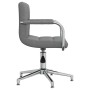 Silla de comedor giratoria tela gris claro en Sillas de comedor | Comprar online en Foru.es