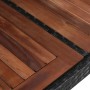 Mesa de jardín ratán sintético madera acacia maciza 240x90x74cm de vidaXL, Mesas de jardín - Ref: Foro24-43940, Precio: 350,6...