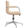 Silla de comedor giratoria tela color crema en Sillas de comedor | Comprar online en Foru.es