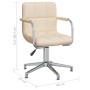Silla de comedor giratoria tela color crema en Sillas de comedor | Comprar online en Foru.es