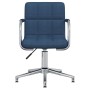 Silla de comedor giratoria tela azul en Sillas de comedor | Comprar online en Foru.es