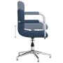 Silla de comedor giratoria tela azul en Sillas de comedor | Comprar online en Foru.es