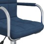 Silla de comedor giratoria tela azul en Sillas de comedor | Comprar online en Foru.es